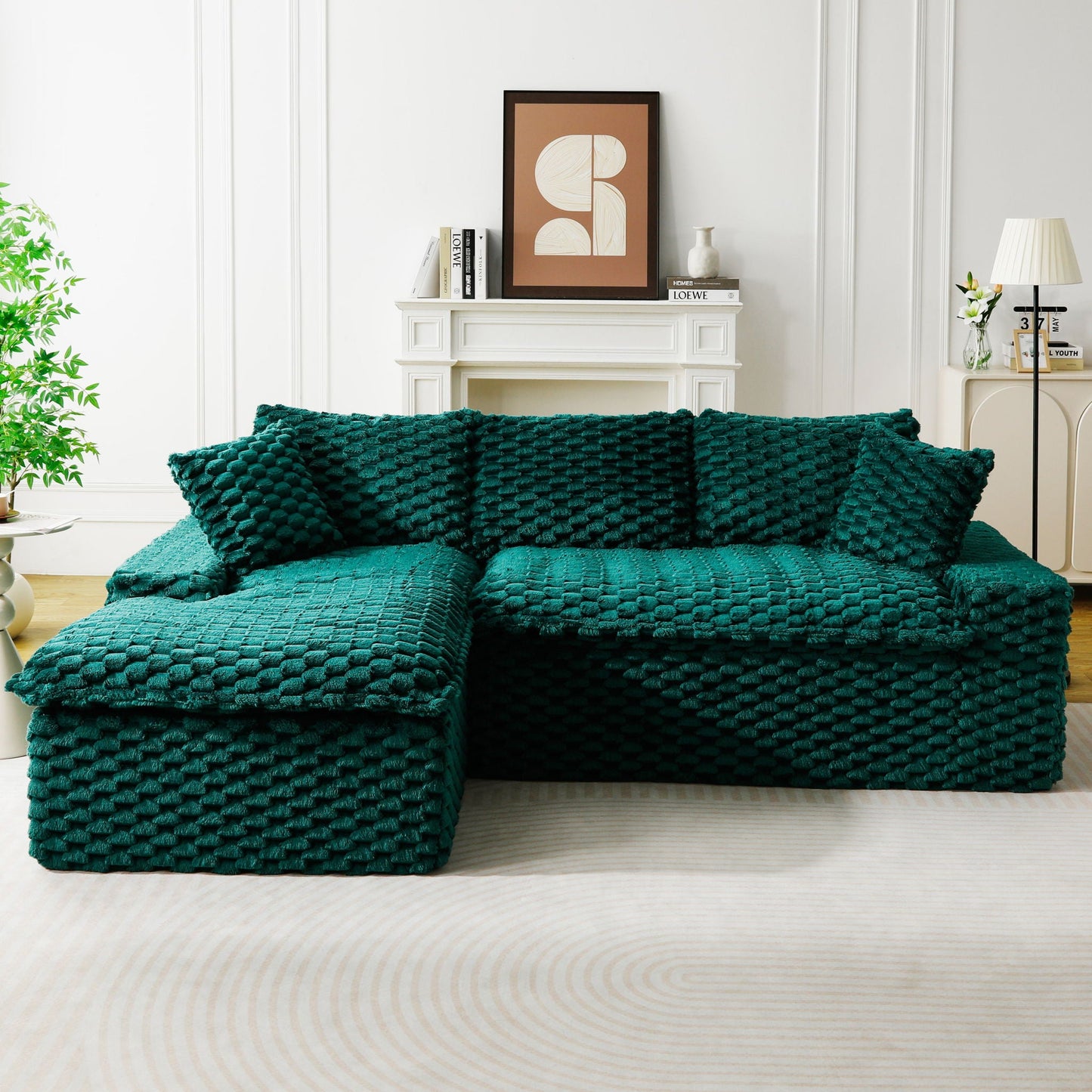 Modular Sofa With Chaise Lounge