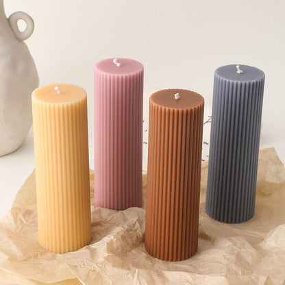 Cylinder DIY Soy Candle Home Decoration Handmade