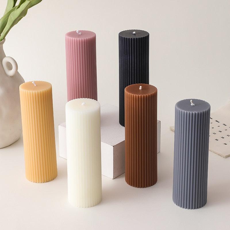 Cylinder DIY Soy Candle Home Decoration Handmade