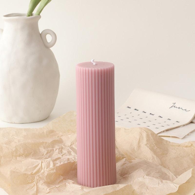 Cylinder DIY Soy Candle Home Decoration Handmade