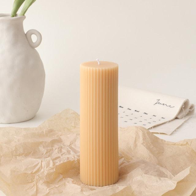 Cylinder DIY Soy Candle Home Decoration Handmade