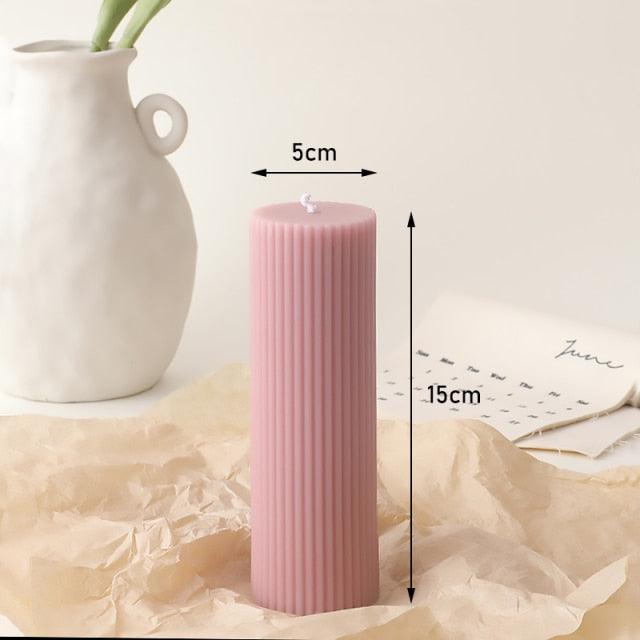 Cylinder DIY Soy Candle Home Decoration Handmade