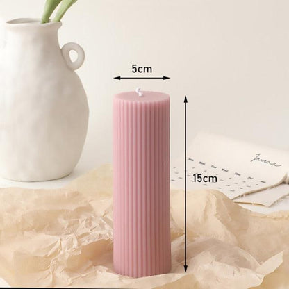 Cylinder DIY Soy Candle Home Decoration Handmade