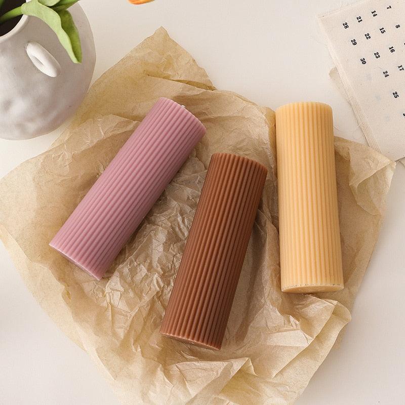 Cylinder DIY Soy Candle Home Decoration Handmade