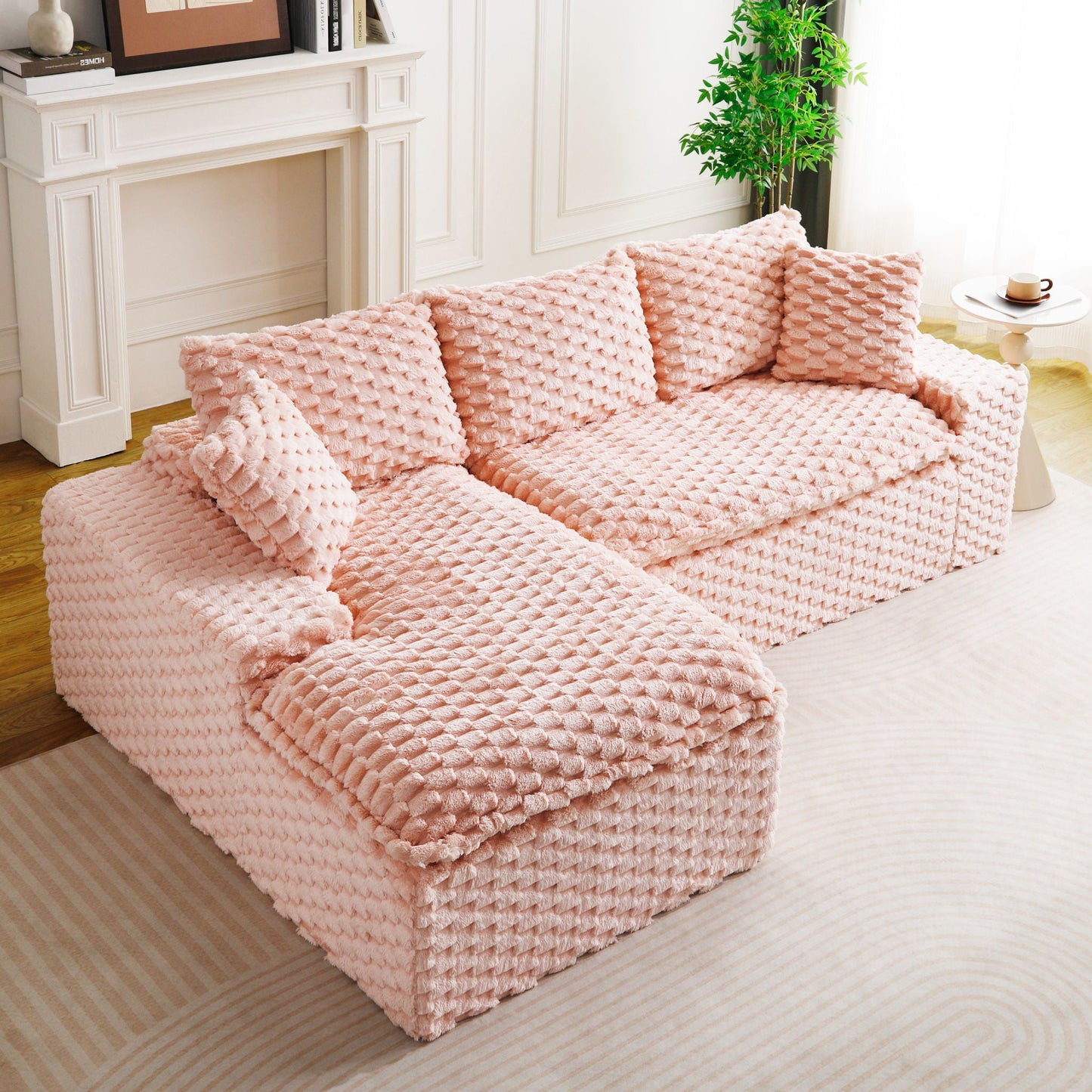 Modular Sofa With Chaise Lounge