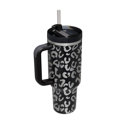 40oz Adventure Quencher Tumbler T hermos Vacuum Cups With Handle Stainless Steel Travel Water Cup Stay Ice Cold Car Coffee Mug