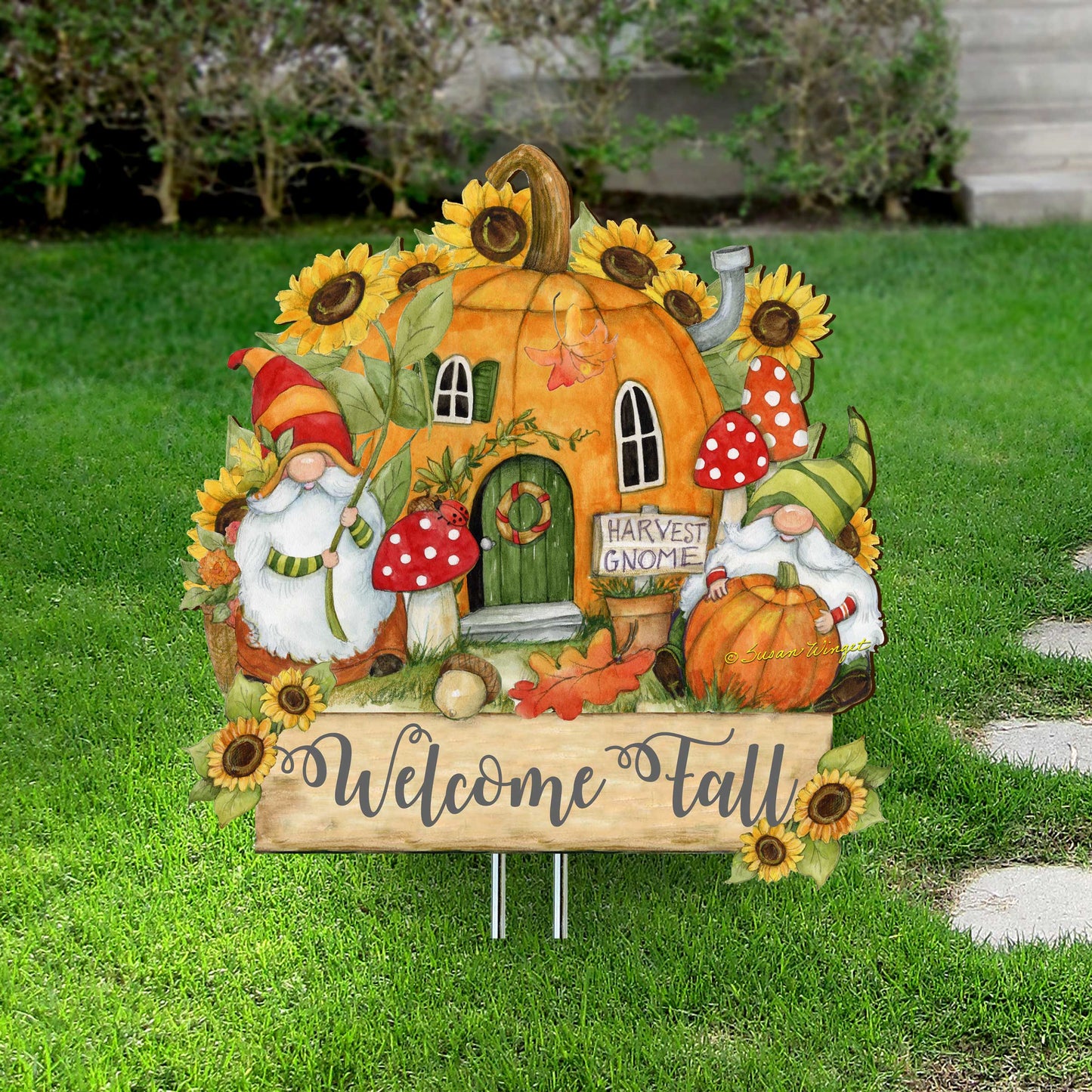 Outdoor Garden Stake Fall Decoration