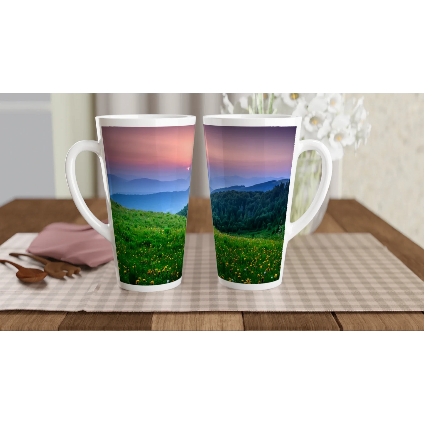 White Latte 17oz Ceramic Mug