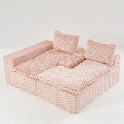 Modular Sofa With Chaise Lounge
