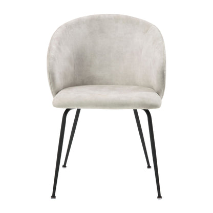 Velvet Upholstery Side Chair Set Of 2