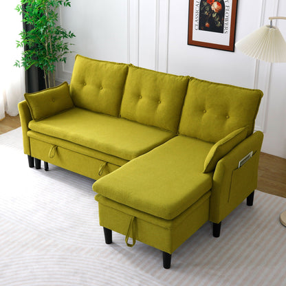 L-Shaped Reversible Chaise Sectional Sofa