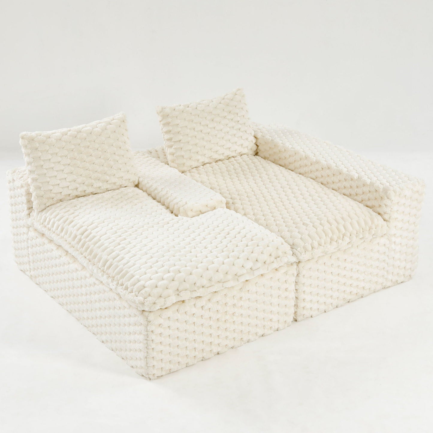Modular Sofa With Chaise Lounge