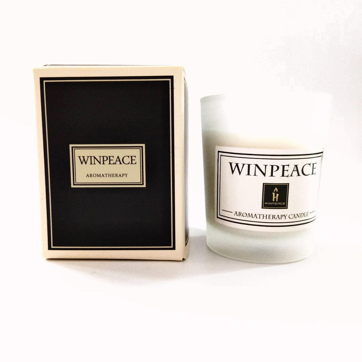Fragrance Handmade Candle With Glass Candle Stick