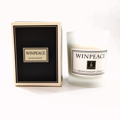 Fragrance Handmade Candle With Glass Candle Stick