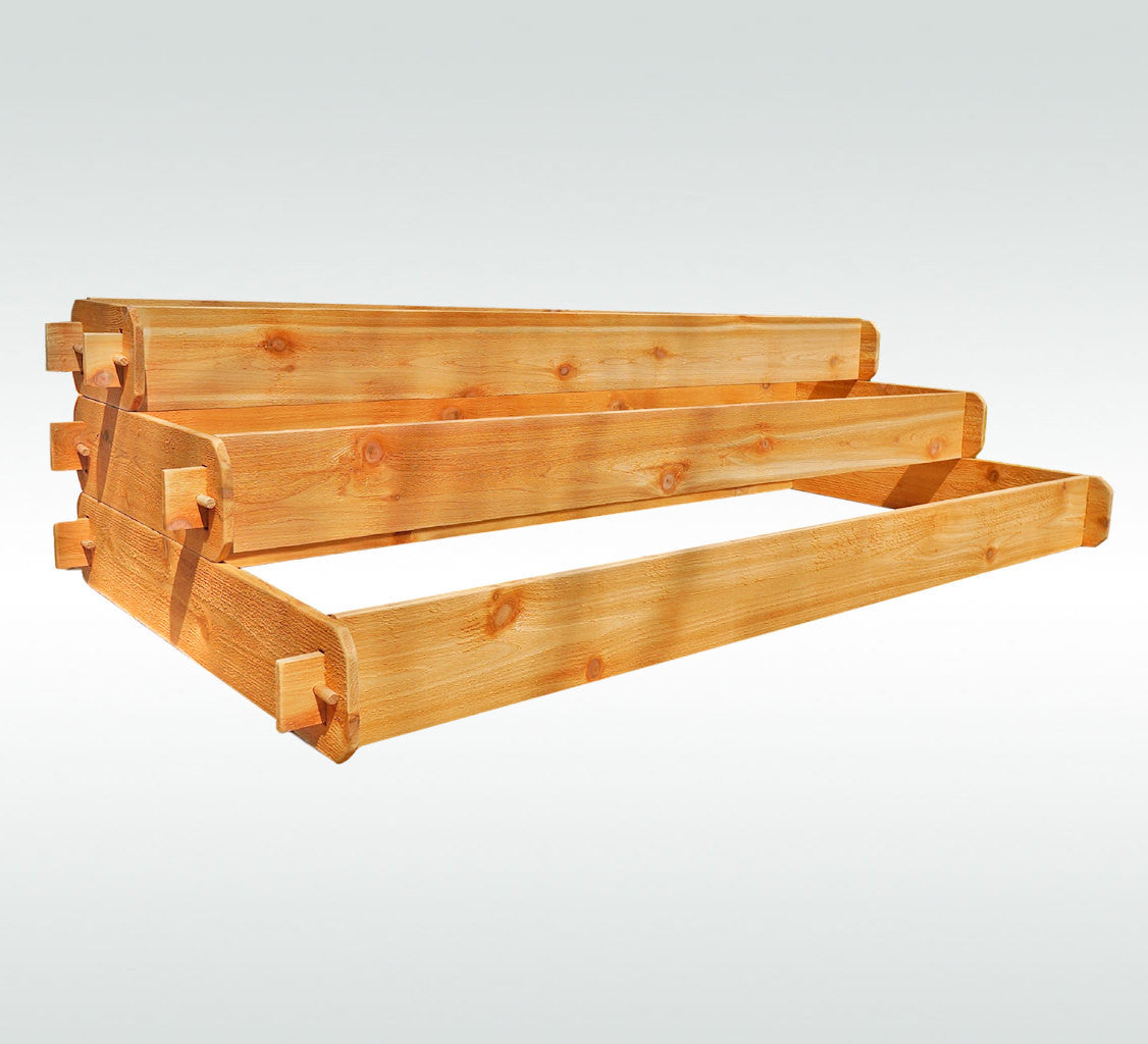 Timberlane Gardens Raised Garden Bed Kit Large 3 Tiered