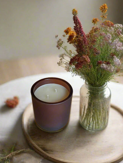 Winter Woods Beeswax Candle | Evergreen Tree Scent