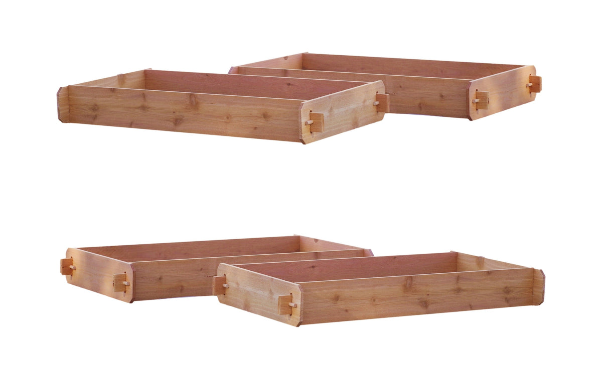 SET OF 2 Timberlane Gardens Easy Raised Garden Bed Kits.