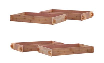 SET OF 2 Timberlane Gardens Easy Raised Garden Bed Kits.