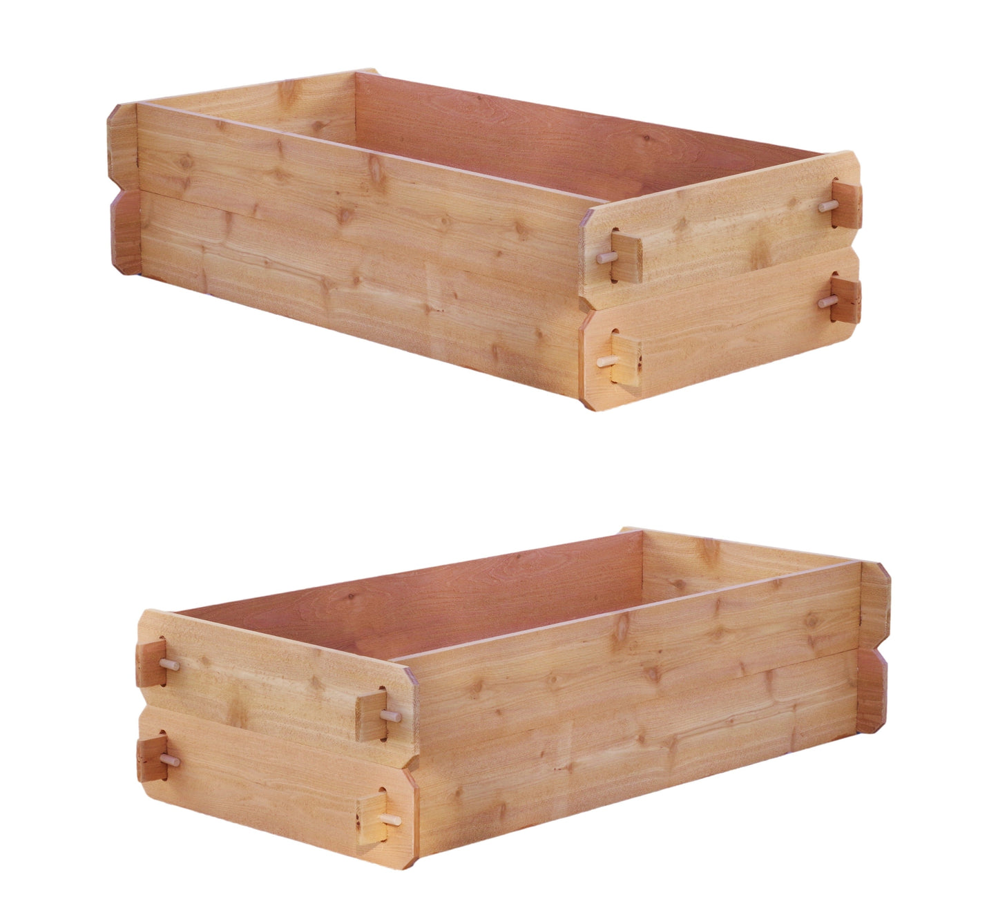 SET OF 2 Timberlane Gardens Easy Raised Garden Bed Kits.