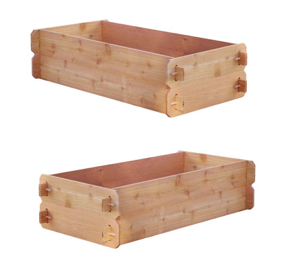 SET OF 2 Timberlane Gardens Easy Raised Garden Bed Kits.