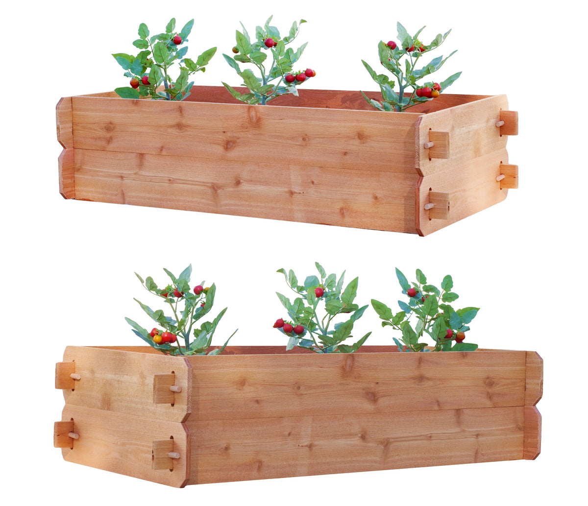 SET OF 2 Timberlane Gardens Easy Raised Garden Bed Kits.