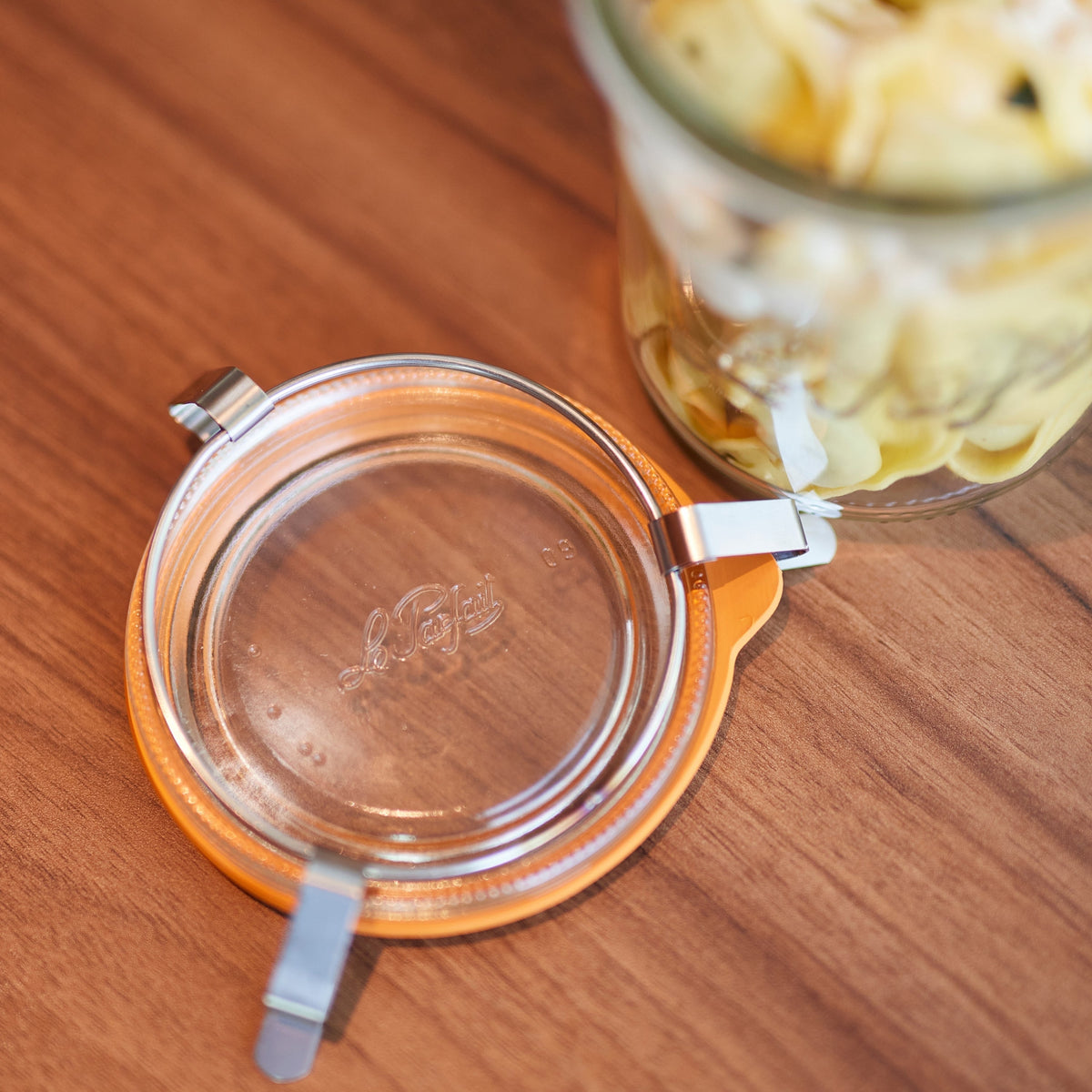 Le Parfait Bistrot, French Glass Jars with Airtight Clip Lids for Canning and Serving