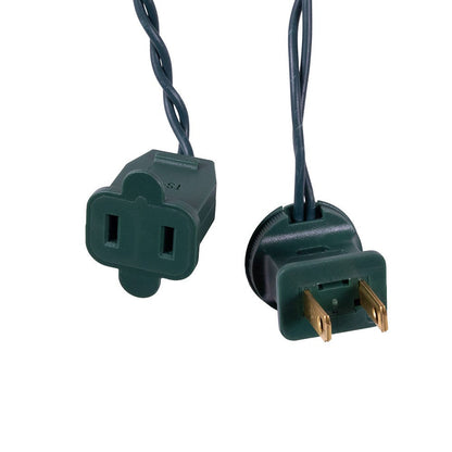 Jingle Bright 100 LED Light Set - Blue - Green Wire