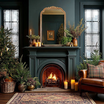 Antique Inspired Ornate Gold Mirror