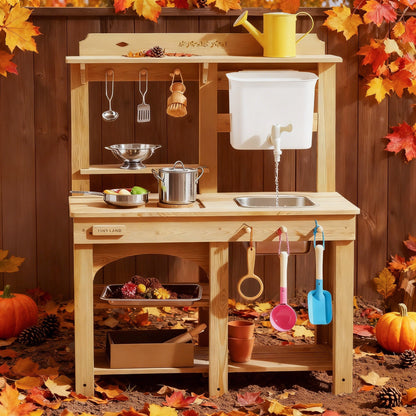 DuoPlay Outdoor Play Kitchen for Kids