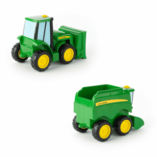 John Deere Farmin Friends 2 Toy Set - Johnny Tractor and Corey Combine