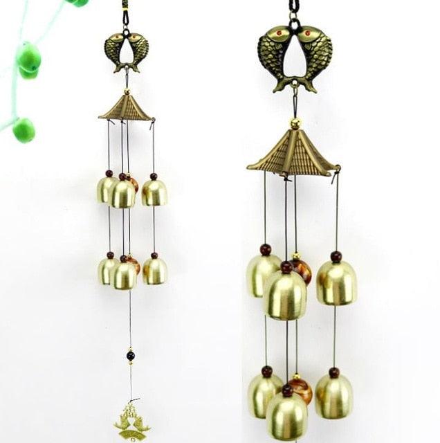 Outdoor Wind Chimes Yard Antique Superb Garden Copper Bells Wind-chimes