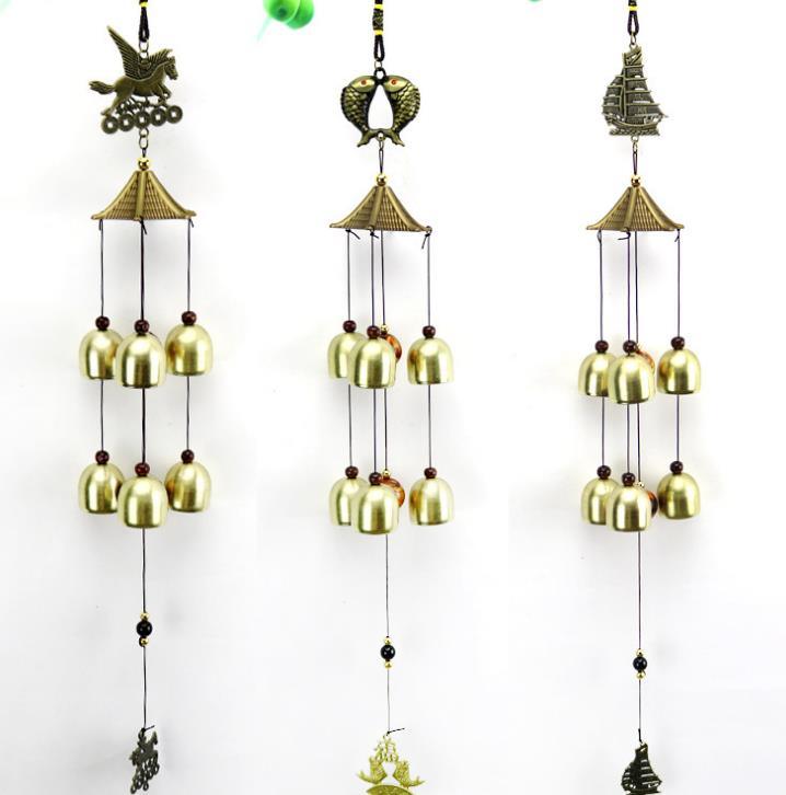 Outdoor Wind Chimes Yard Antique Superb Garden Copper Bells Wind-chimes