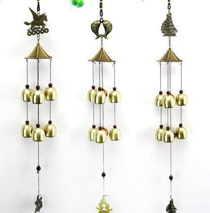 Outdoor Wind Chimes Yard Antique Superb Garden Copper Bells Wind-chimes