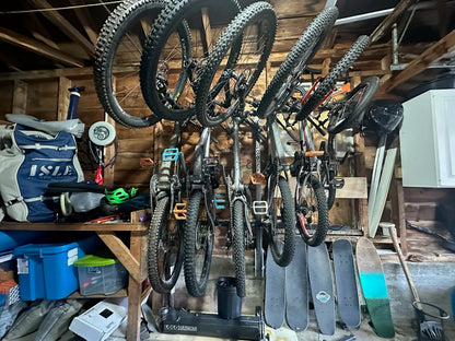 Wall Hanging Kit for 4 or 6 bike rack