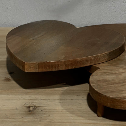 Collapsible Triple Heart Serving Board