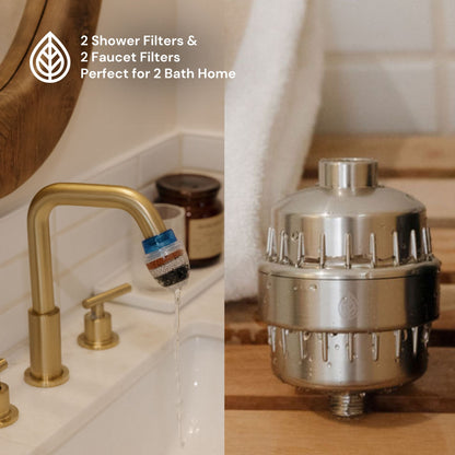 SHOWER & FAUCET FILTER - BUNDLE
