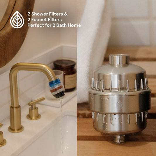 SHOWER & FAUCET FILTER - BUNDLE