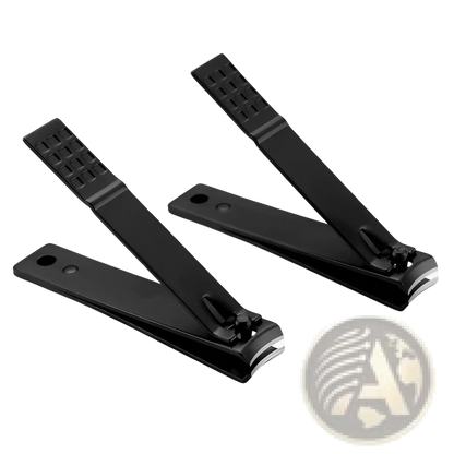 Stainless Steel Nail Clippers with Textured Grip
