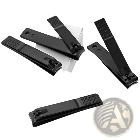 Stainless Steel Nail Clippers with Textured Grip