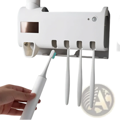 Uv Sterilizer Toothbrush Holder and Dispenser