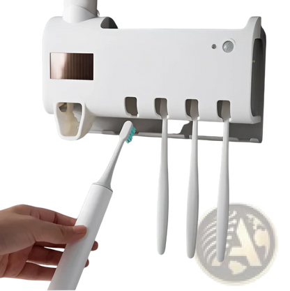 Uv Sterilizer Toothbrush Holder and Dispenser